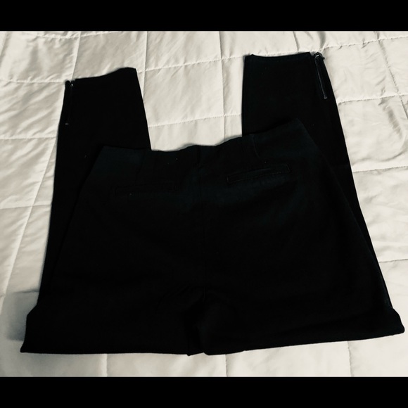 Soft Surroundings NWT Ultimate High Rise Zip Ankle Leggings- Black-Medium 10-12 - Picture 11 of 15